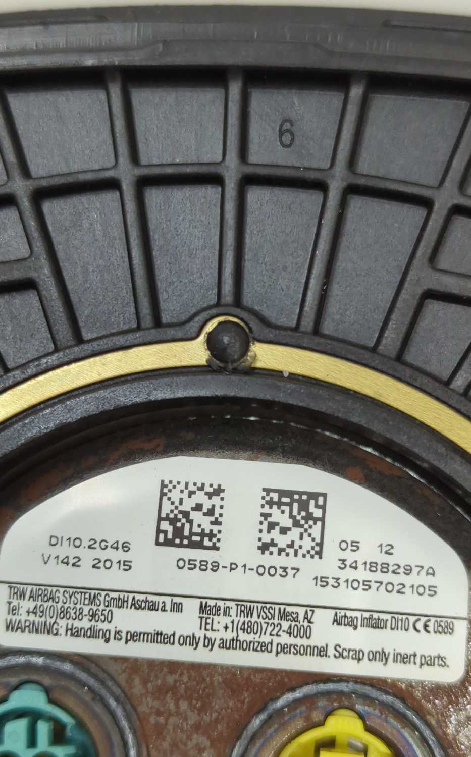 New OEM Genuine Ford Airbag Air Bag LH Driver Left 2015-2018 Focus RS Black Cruise F1EZ-58043B13-AH new in box
