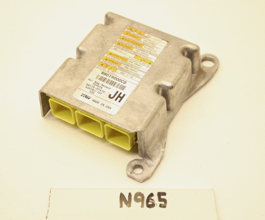 New OEM Genuine Toyota Airbag Air Bag Control Module 2019 Avalon 89170-07470, 89170-07390