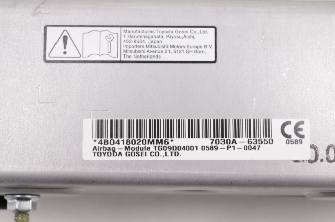 New OEM genuine Mitsubishi LH Knee Bolster Airbag Air Bag 2014-2025 Mirage G4 Eclipse Cross Dash 7030A635XA