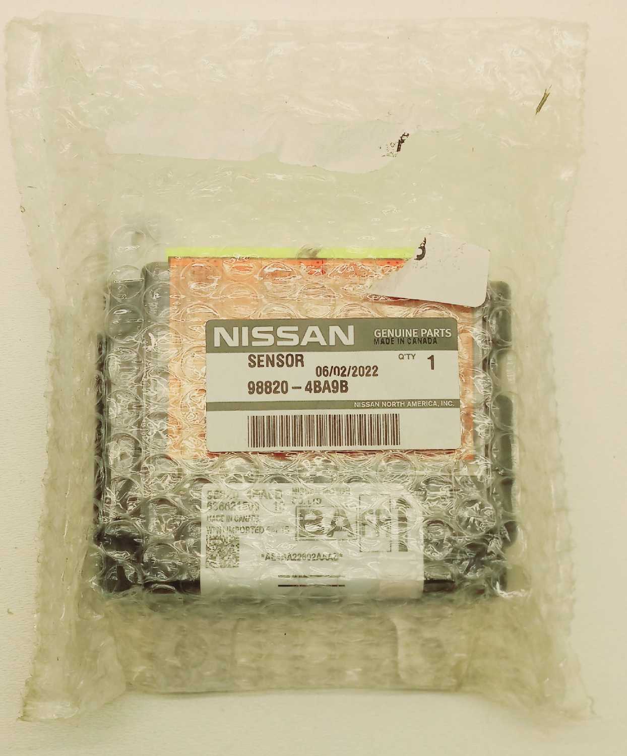 New OEM Genuine Nissan Airbag Air Bag Control Module 2014 2015 2016 Rogue 98820-4BA9B