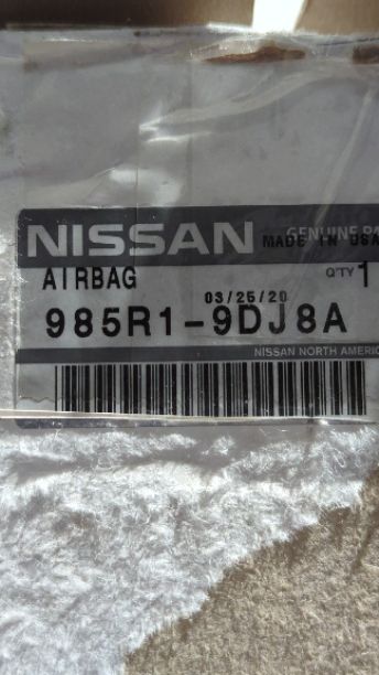 New OEM Genuine Nissan Airbag Air Bag Knee Dash 2019-2023 Maxima 985R1-9DJ8A new in box