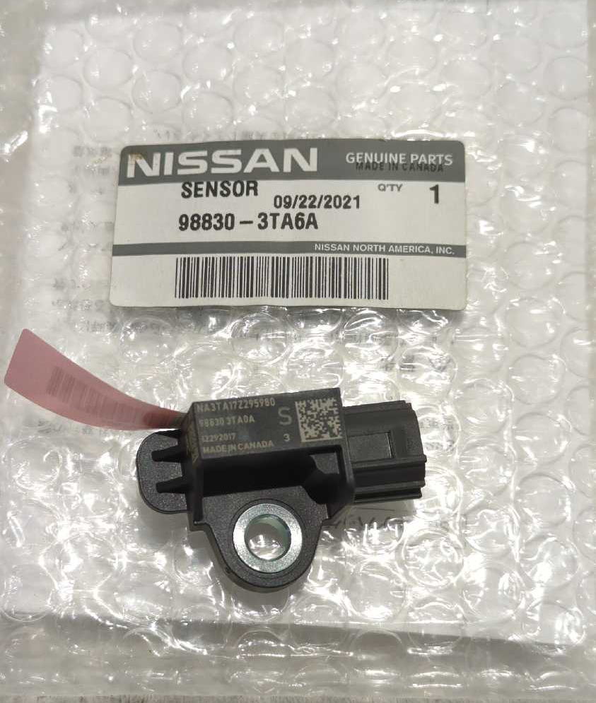 New OEM Nissan Rear Side Impact Airbag Sensor 98830-3TA6A – 2013-2020 Sentra Rogue Murano genuine