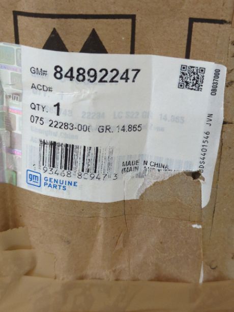 New OEM GM Driver Seat Side Airbag OEM GM 2020-2026 Cadillac CT4 CT5 Left LH 84892247