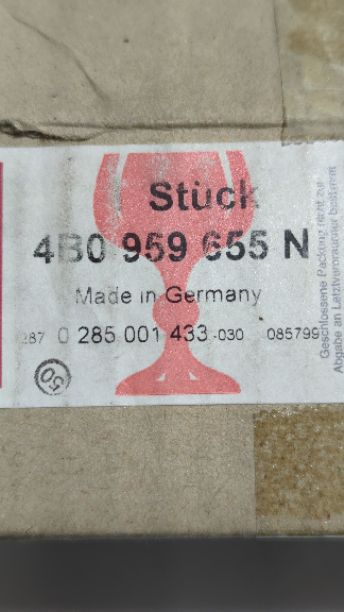 New OEM genuine Audi Air Bag Control Module Controller 2002 A6 S6 4B0959655N new in box