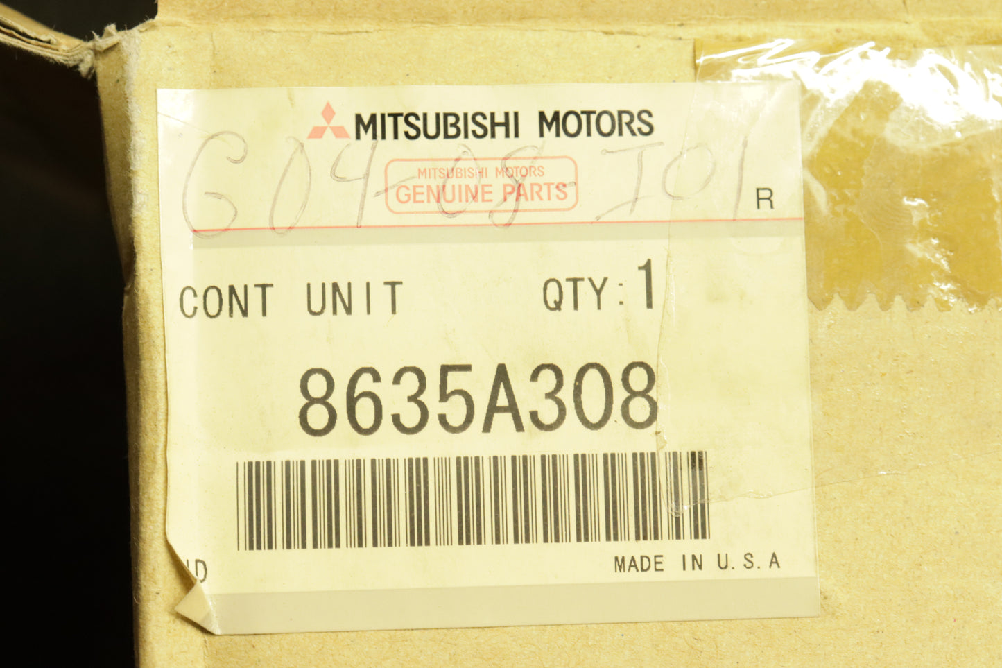 New OEM Genuine Mitsubishi Airbag Air Bag Control Module 2013 2014 2015 Lancer Ralliart only 8635A308