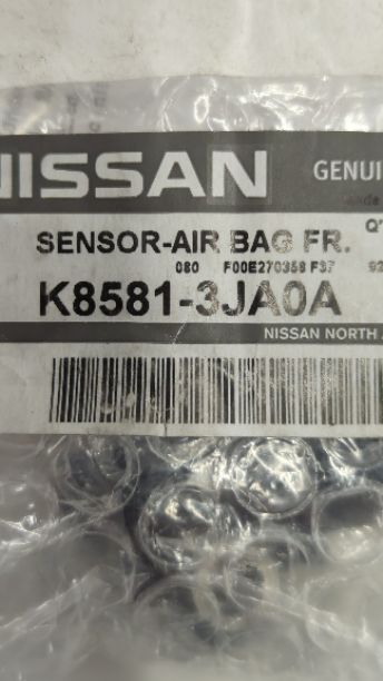 New OEM Nissan Front Center Airbag Impact Sensor K8581-3JA0A – 2012-2020 370Z Armada Juke Murano Quest genuine