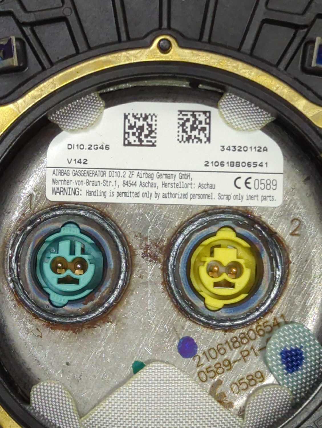 New OEM genuine Ford Driver Steering Wheel Airbag Air Bag 2018-2022 EcoSport Black GN1Z-58043B13-AB new in the box orignal