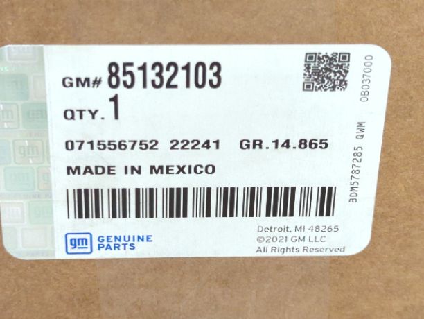 New OEM GM GMC Terrain Driver Steering Wheel Airbag 85132103 – 2018-2023 Black genuine