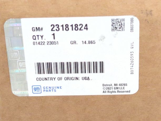 New OEM Cadillac Genuine GM LH Driver Steering Wheel Airbag 2013-2015 XTS Black 23181824 new in box