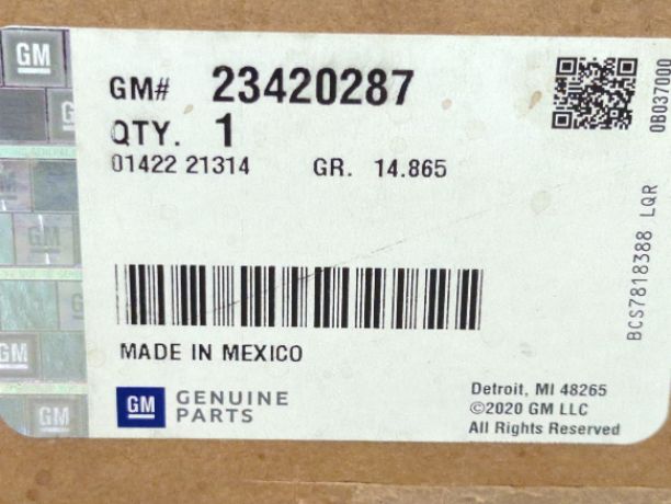 New OEM Chevy Malibu Driver Knee Airbag 23299223 – 2016-2025 Left Side New in Box genuine