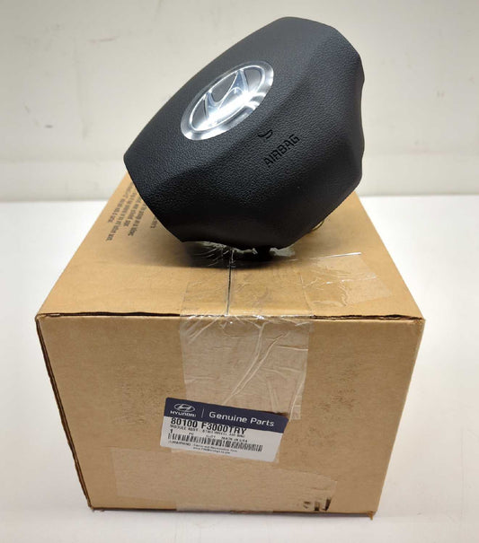 New OEM genuine Hyundai LH Driver Steering Wheel Airbag Air Bag 2019 2020 Elantra Sedan Black USA made 80100-F3000TRY