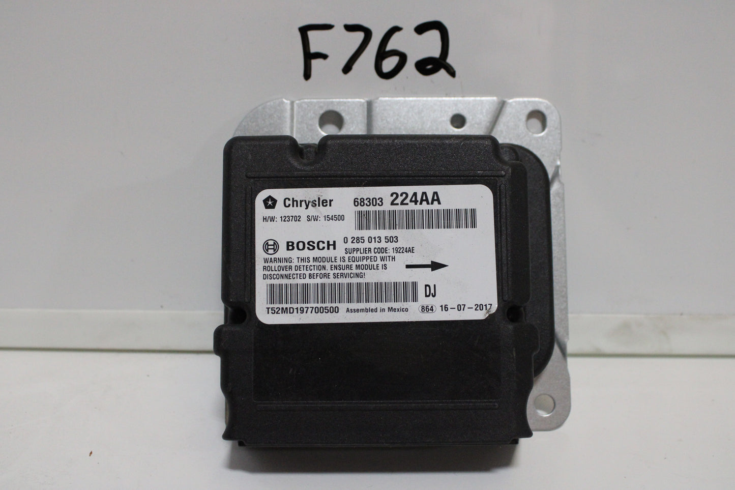New OEM genuine Mopar Airbag Air Bag Control Module 2014-2018 Ram 2500 4 door 68346749AB, 68346749AA, 68303224AA, 68234914AA, 68234914AB, 68263739AA, 68263739AB