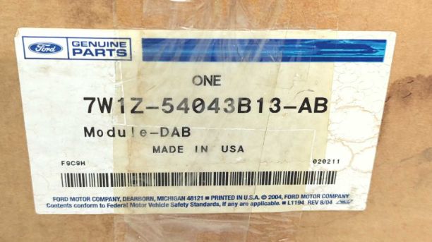 New OEM Genuine Ford Airbag Air Bag LH Driver Left Black 2007-2011 Lincoln Towncar 7W1Z-54043B13-AB new in box