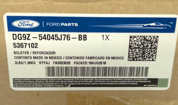 New OEM genuine Ford RH Knee Airbag DG9Z-54045J76-BB 2013-2020 Fusion Lincoln MKZ