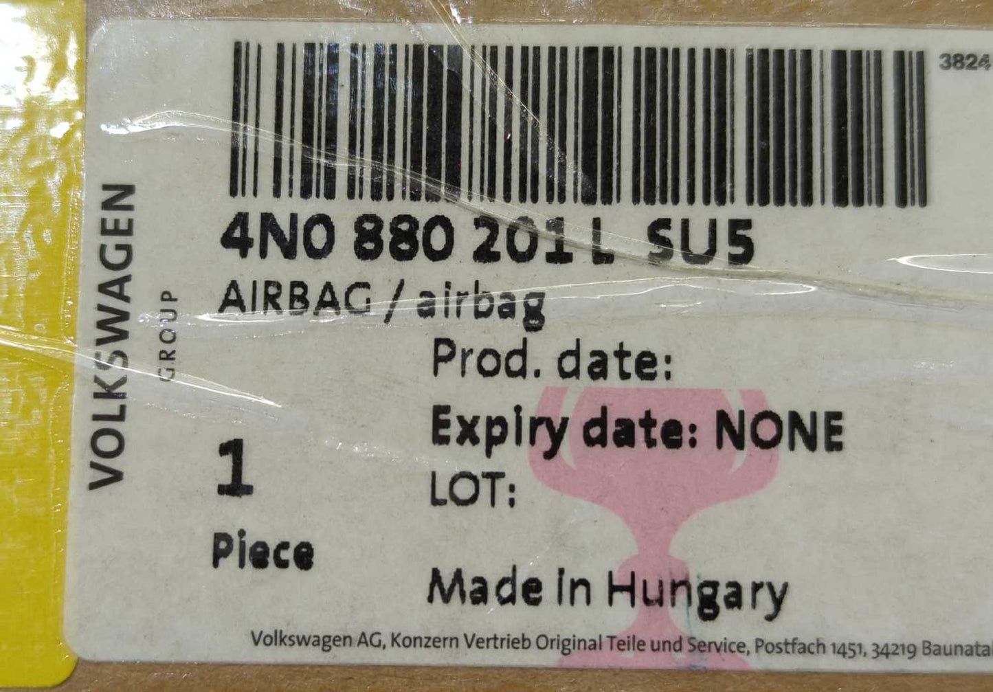 New OEM genuine Audi Steering Wheel Drivers Airbag Air bag 2019-2025 A8 S8 Brown new in the box 4N0880201QSU5