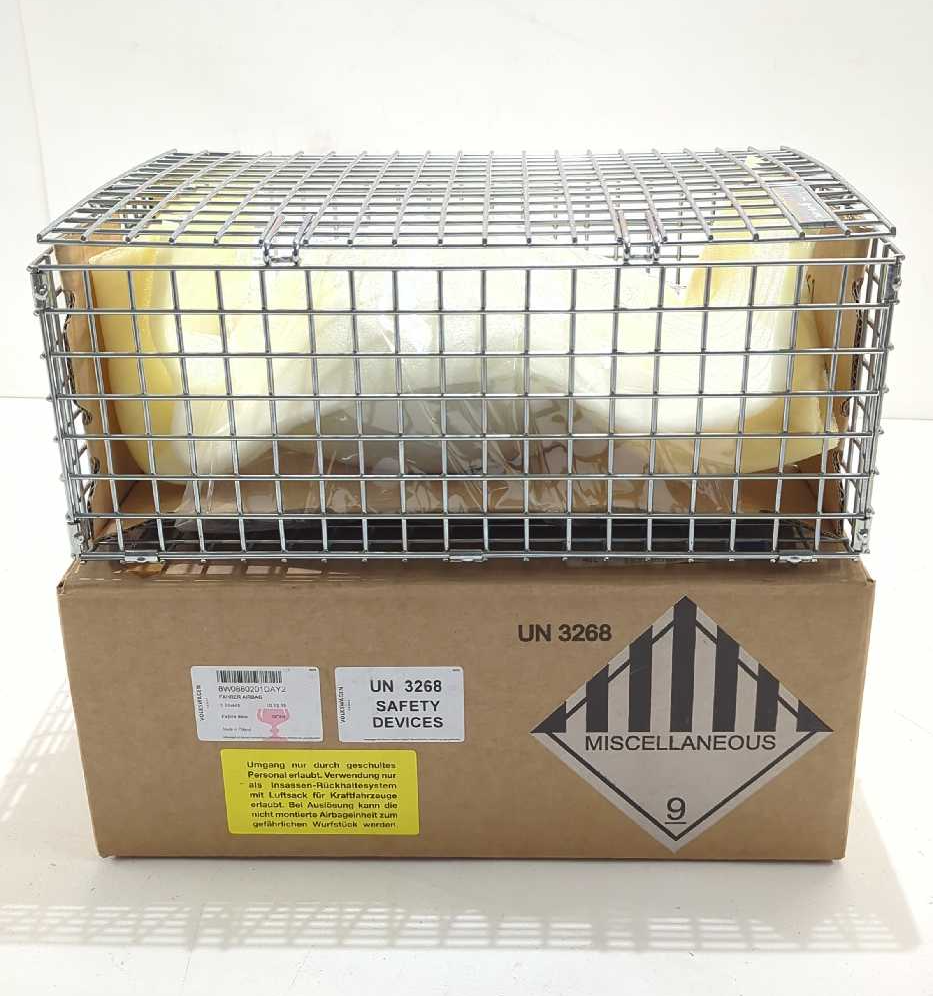 New OEM Genuine Audi Drivers Airbag 3 spoke Steering Wheel 2017-2025 A4 S4 RS4 A5 S5 RS5 8W0880201BFAY2 Black Granite Grey new in box