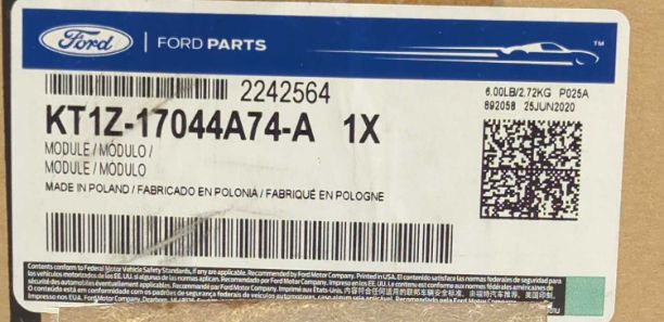 New OEM Ford Transit Connect Passenger Dash Airbag KT1Z-17044A74-A – 2019-2023 Right Side New in Box