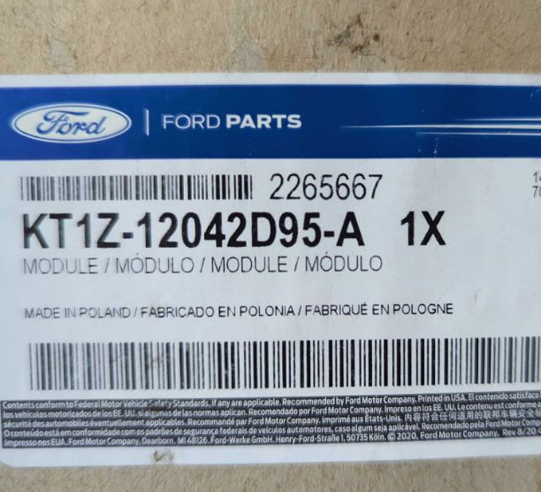 New OEM Genuine Ford LH Driver Roof Curtain Airbag Left 2019-2023 Transit Connect KT1Z-12042D95-A