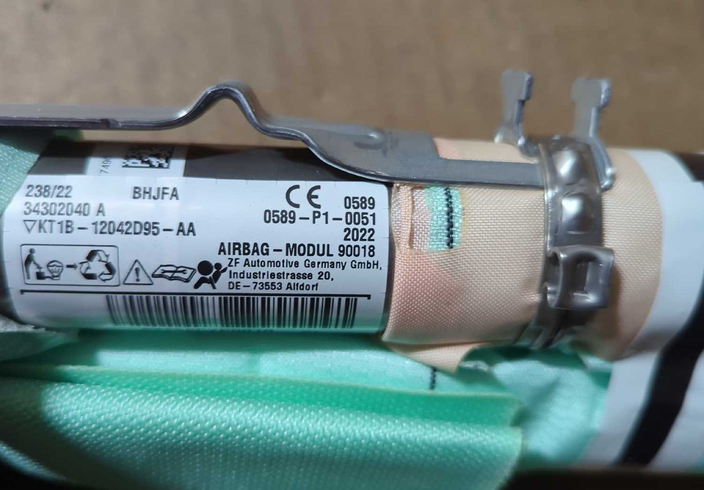 New OEM Genuine Ford LH Driver Roof Curtain Airbag Left 2019-2023 Transit Connect KT1Z-12042D95-A