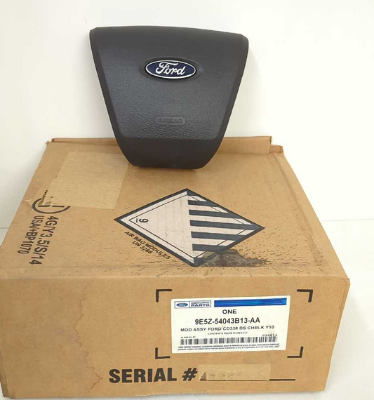 New OEM Ford Fusion Driver Steering Wheel Airbag 9E5Z-54043B13-AA – 2010-2012 Black Leather Left side genuine