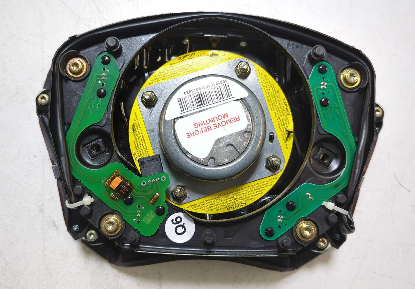 New OEM Mercedes Maybach 57/62 Driver Steering Wheel Airbag A24086007029C05 – 2003-2012 Black Leather