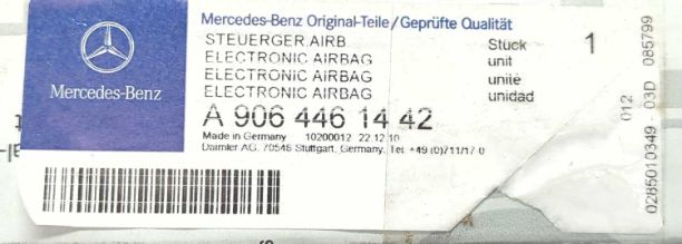 New OEM Mercedes Sprinter W906 Airbag Control Module 9064461442 – 2006-2018 Van SRS ECU