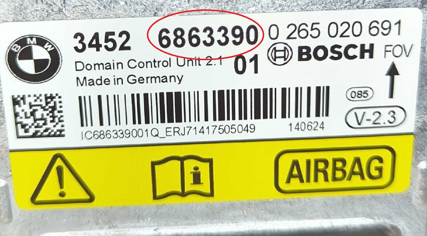 New OEM BMW Airbag ICM Control Module 34526887753 – 2014-2021 2/3/4 Series F22 F30 F32 F36
