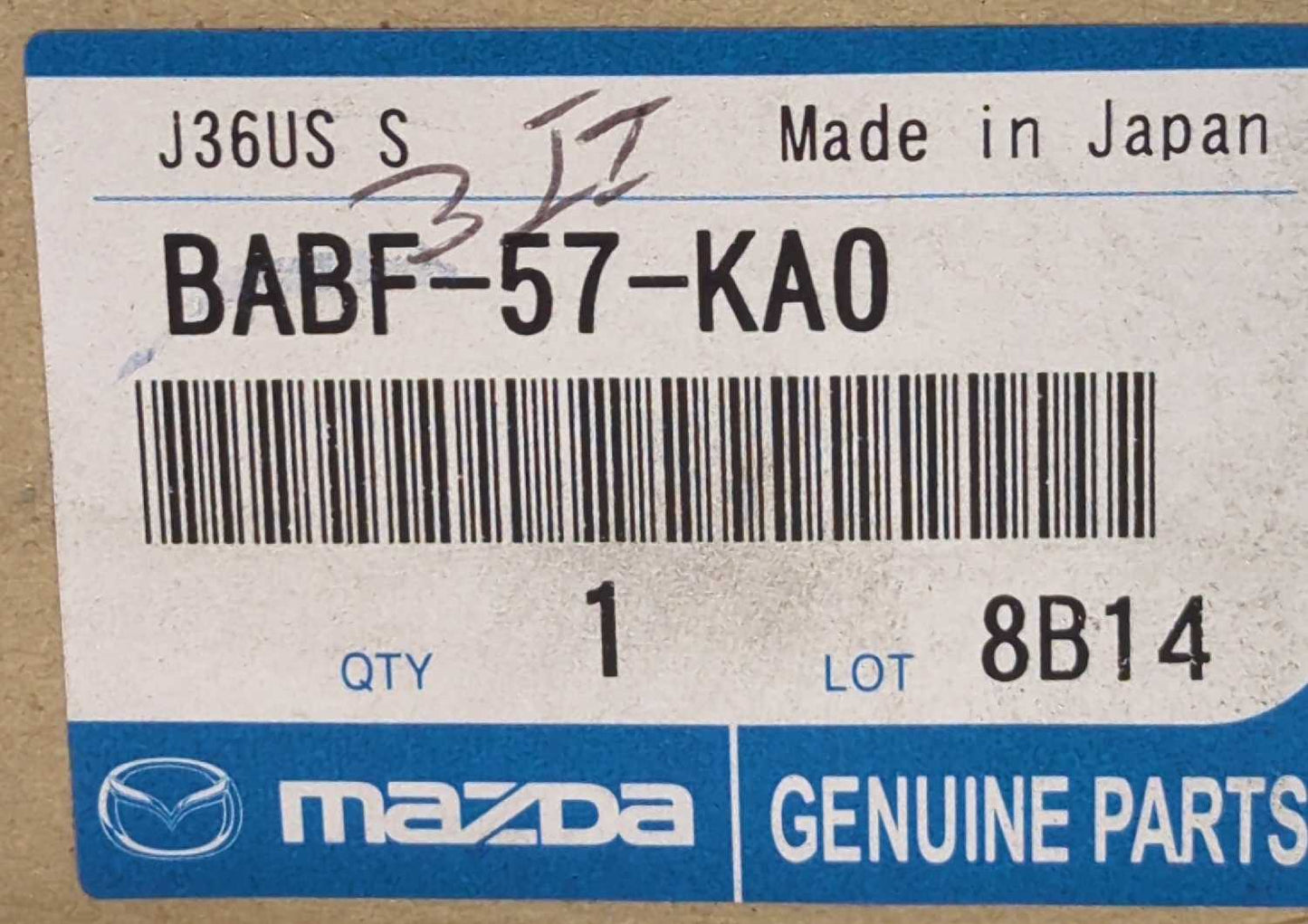 New OEM Genuine Mazda RH Passenger Seat Airbag Right 2017-2018 Mazda3 3 BABF57KA0 new in box