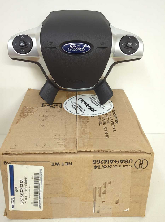 New Genuine Ford OEM Driver Steering Wheel Airbag LH Black 2013-2018 C-Max 2013-2014 Escape CJ5Z-58043B13-CA new in box