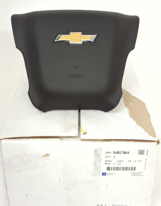 New OEM Genuine GM Airbag Air Bag LH Driver Left 2014-2020 Chevy Tahoe Suburban Silverado 1500 Jet Black 84057084