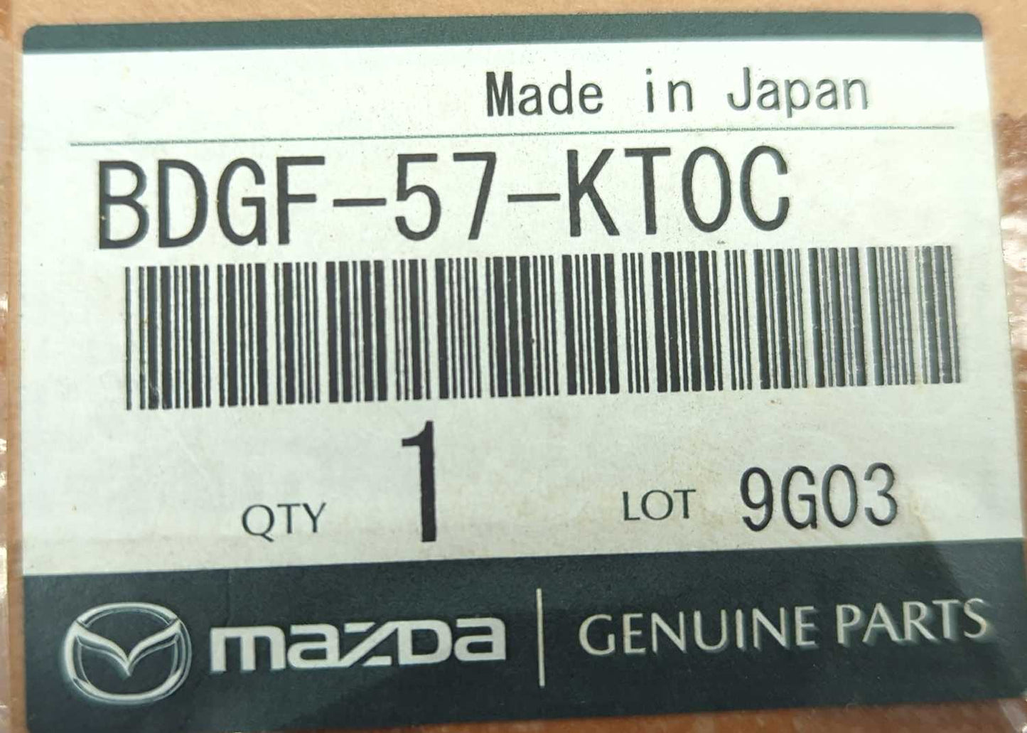 New OEM Genuine Mazda RH Passenger Knee Air Bag 2019 2020 2021 2022 2023 3 Mazda3 BDGF57KT0D new in box
