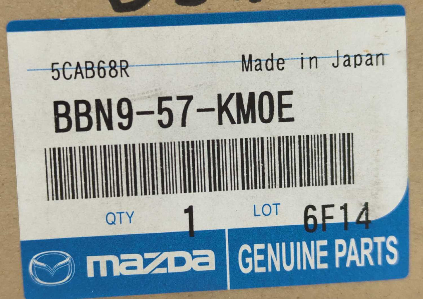 New OEM Genuine Mazda RH Passenger Roof Curtain Airbag Right 2010 Mazda3 3 Hatchback BBN957KM0E new in box