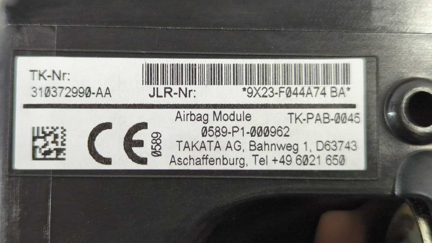 New OEM genuine Jaguar Passenger Dash Airbag C2Z32119 C2Z13667 C2Z15153 C2Z15835 2010-2015 XF XFR XFR-S new in box