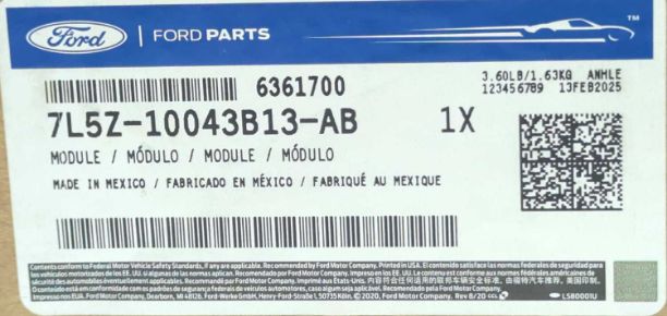 New OEM Genuine Ford LH Driver Airbag Black 2007 2008-2009 2010 2011 Ranger 7L5Z-10043B13-AB new in box