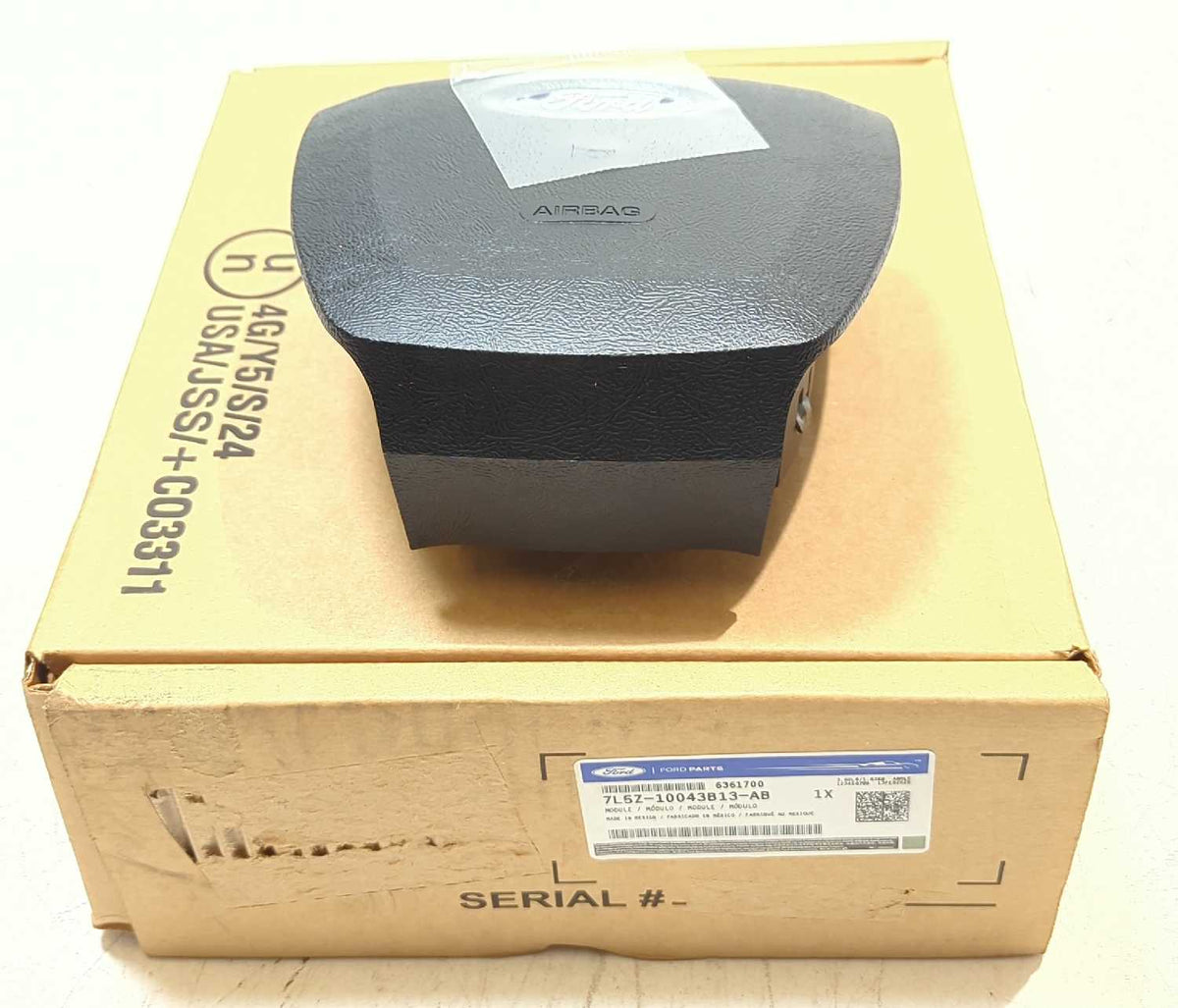 New OEM Genuine Ford LH Driver Airbag Black 2007 2008-2009 2010 2011 Ranger 7L5Z-10043B13-AB new in box