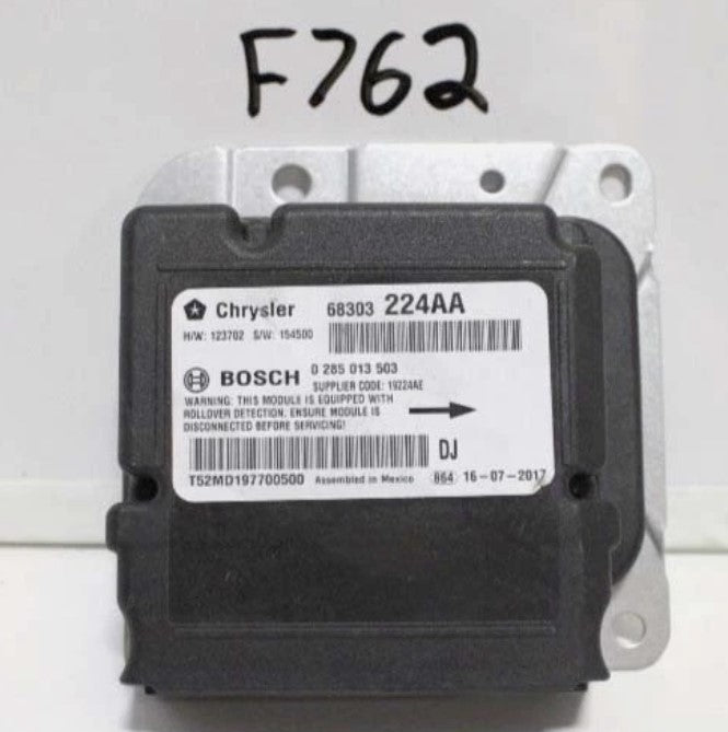 New OEM genuine Mopar Airbag Air Bag Control Module 2014-2018 Ram 2500 4 door 68346749AB, 68346749AA, 68303224AA, 68234914AA, 68234914AB, 68263739AA, 68263739AB