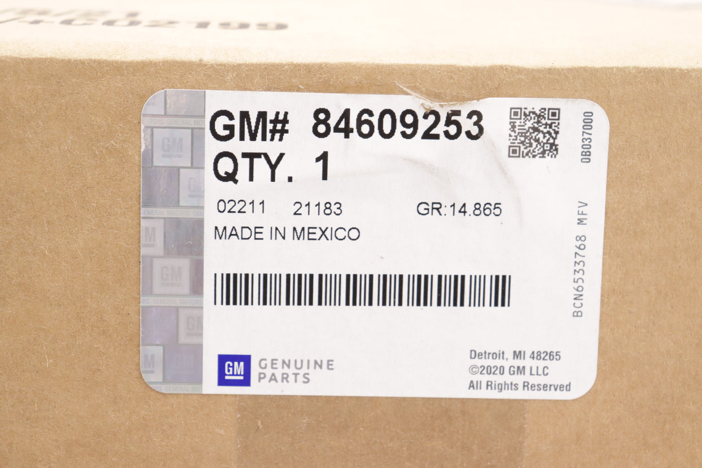 New OEM Genuine GM Steering Wheel Air Bag Driver Airbag Black 2016-2025 Chevy Malibu 85627564 new in the box