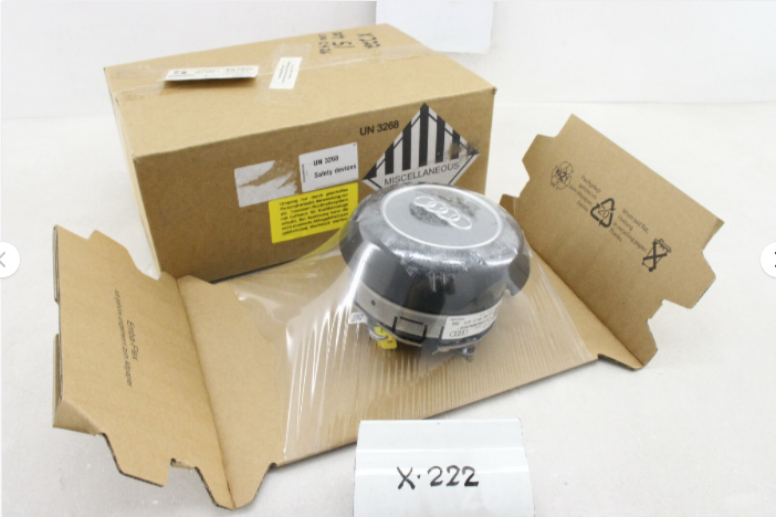 New OEM Genuine Audi Drivers Airbag 3 spoke Steering Wheel 2012-2018 Audi A6 A7 S6 S7 4G0880201PAY2 new in box Black Granite Grey