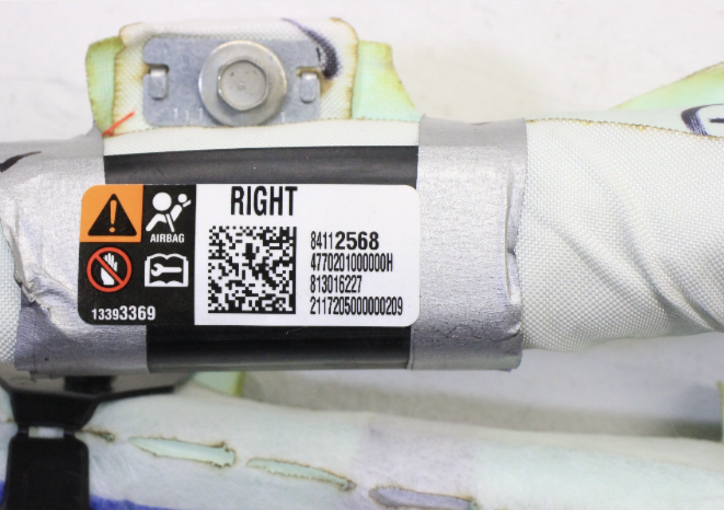 New OEM genuine GM RH Roof Curtain Airbag 2016-2017 Chevrolet Colorado GMC Canyon Extended Cab 84112568