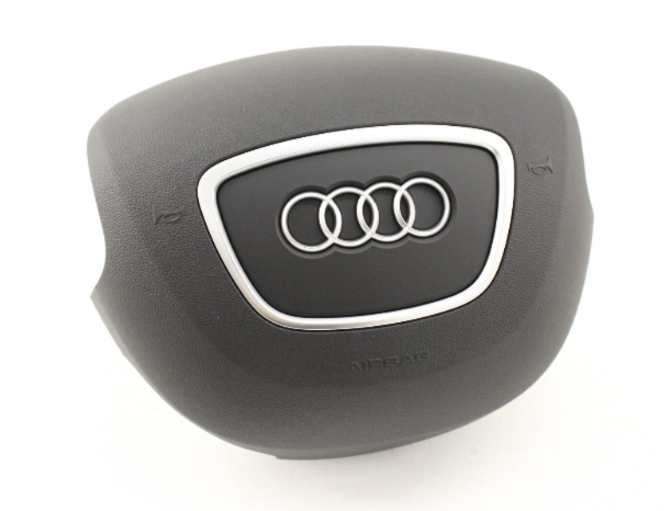 New OEM Genuine Audi Steering Wheel Air Bag 2011-2015 Q7 black 4L0-880-201-AE-6PS