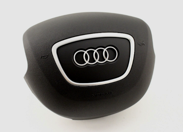 New OEM Genuine Audi Steering Wheel Air Bag 2011-2015 Q7 black 4L0-880-201-AE-6PS