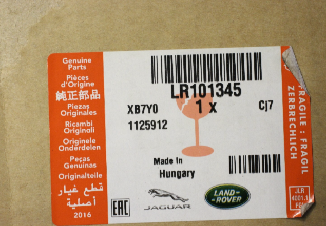 New OEM genuine Land Rover Driver Steering Wheel Airbag Air Bag 2017-2025 Discovery 5 Black LR101345 LR153750 new in the box!