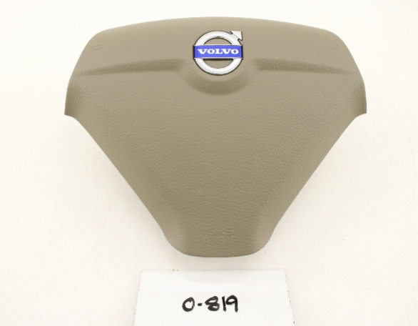 New OEM genuine Volvo Driver Steering Wheel Airbag Air bag 2005-2014 XC90 3 spoke Tan Blonde 31332818 new in box