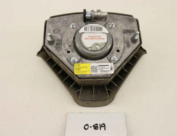 New OEM genuine Volvo Driver Steering Wheel Airbag Air bag 2005-2014 XC90 3 spoke Tan Blonde 31332818 new in box