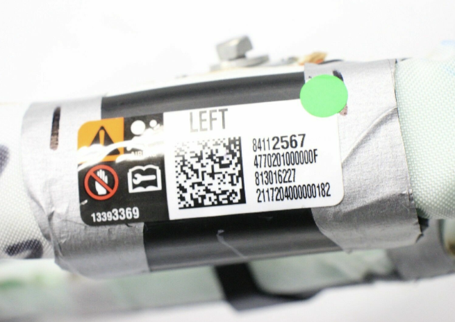 New OEM genuine GM LH Roof Curtain Airbag 2016-2017 Chevrolet Colorado GMC Canyon Extended Cab 84112567